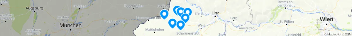 Map view for Pharmacies emergency services nearby Andrichsfurt (Ried, Oberösterreich)